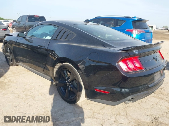 2022 Ford Mustang EcoBoost with VIN 1FA6P8TH3N5122423, listed as a IAAI auction lot 42237547 with 35,216 mi miles and . Bid and sale history available at DreamBid. Image 3.