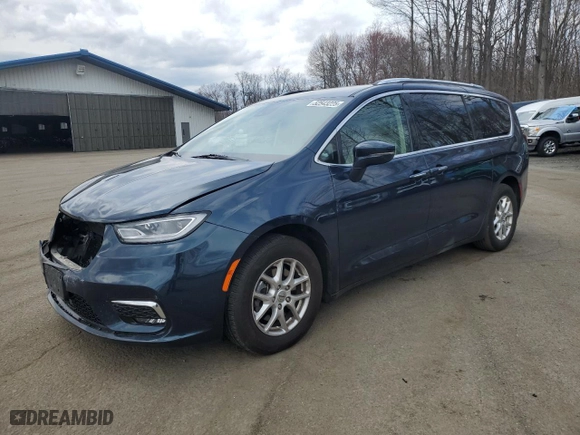 2021 Chrysler Pacifica Touring L with VIN 2C4RC1BG0MR597838, listed as a Copart auction lot 52543225 with 72,863 mi miles and Salvage Title. Bid and sale history available at carsss.com. Image 1.