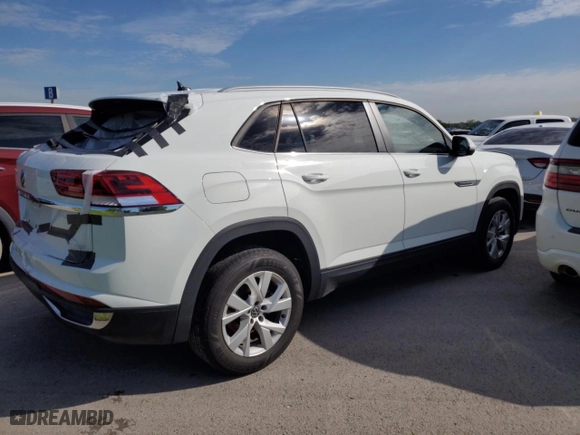 2021 Volkswagen Atlas Cross Sport 2.0T S with VIN 1V2GC2CA9MC236476, listed as a Copart auction lot 60403814 with 53,312 mi miles and Salvage Title. Bid and sale history available at carsss.com. Image 3.