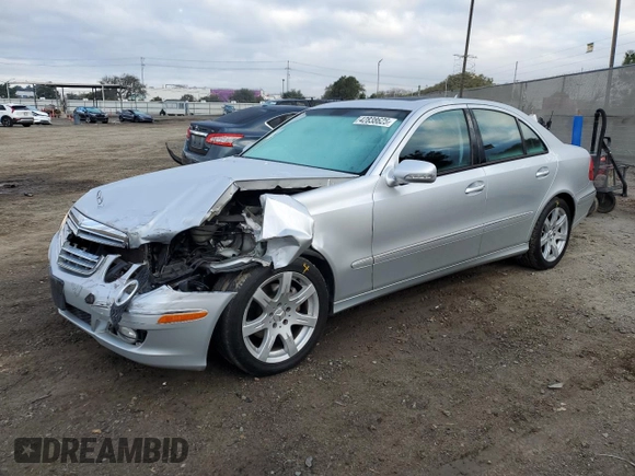 2007 Mercedes-Benz E 350 z VIN WDBUF56X47A983043, wystawiony jako Copart lot #42838625 z przebiegiem 127 591 mil mil oraz Szkoda całkowita • Salvage title. Historia ofert i sprzedaży dostępna na DreamBid. Obrazek 1.
