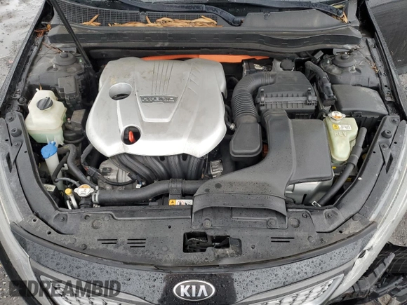 2015 Kia Optima Hybrid EX with VIN KNAGN4AD5F5090053, listed as a Copart auction lot 73826084 with 210,273 mi miles and Salvage Title. Bid and sale history available at carsss.com. Image 12.