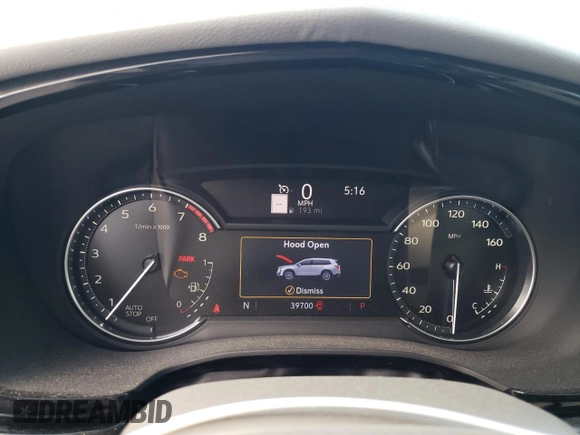 2023 Cadillac XT6 FWD Premium Luxury with VIN 1GYKPCRS5PZ120161, listed as a Copart auction lot 54614235 with 39,700 mi miles and Salvage title. Bid and sale history available at DreamBid. Image 9.