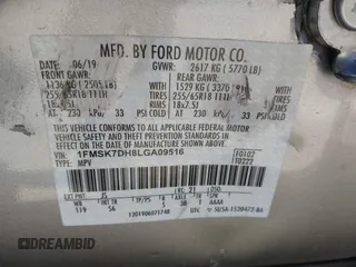 2020 Ford Explorer XLT with VIN 1FMSK7DH8LGA09516, listed as a IAAI auction lot 41650942 with 113,000 mi miles and . Bid and sale history available at carsss.com. Image 9.