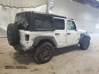 2024 Jeep Wrangler Sport S with VIN 1C4PJXDN1RW329424, listed as a Copart auction lot 61502455 with 20,426 mi miles and Clean title. Bid and sale history available at DreamBid. Image 3.
