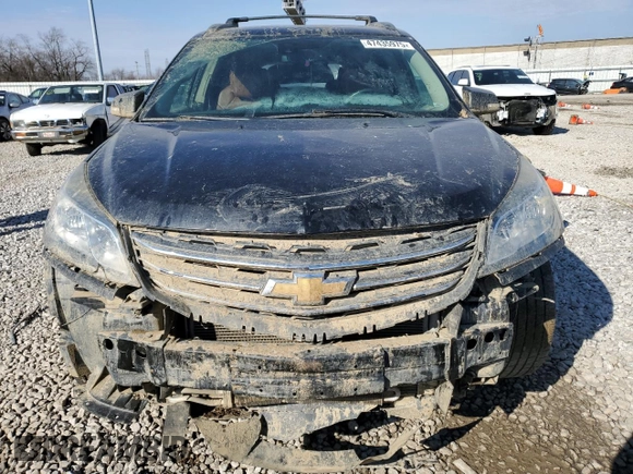 2015 Chevrolet Traverse LTZ with VIN 1GNKVJKD0FJ138972, listed as a Copart auction lot 47435975 with 96,169 mi miles and Salvage Title. Bid and sale history available at DreamBid. Image 5.