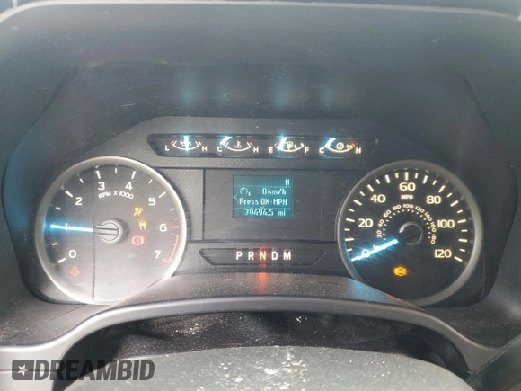 2019 Ford F-150 XL with VIN 1FTEW1E50KFB37762, listed as a Copart auction lot 56536265 with 79,494 mi miles and Salvage title. Bid and sale history available at DreamBid. Image 9.