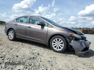 2012 Honda Civic EX-L with VIN 2HGFB2F92CH572839, listed as a Copart auction lot 51507805 with 95,881 mi miles and Salvage Title. Bid and sale history available at DreamBid. Image 4.