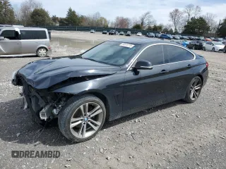 2018 BMW 4 Series 430i with VIN WBA4J1C53JBA29980, listed as a Copart auction lot 50070775 with 114,011 mi miles and Salvage Title. Bid and sale history available at carsss.com. Image 1.