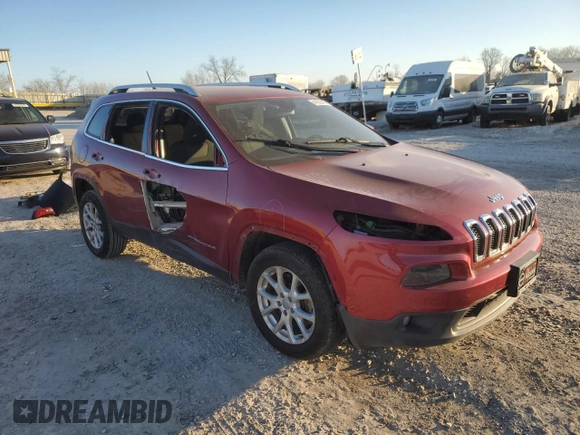 2017 Jeep Cherokee Latitude with VIN 1C4PJLCB4HW518311, listed as a Copart auction lot 41523405 with 62,344 mi miles and Salvage Title. Bid and sale history available at carsss.com. Image 4.