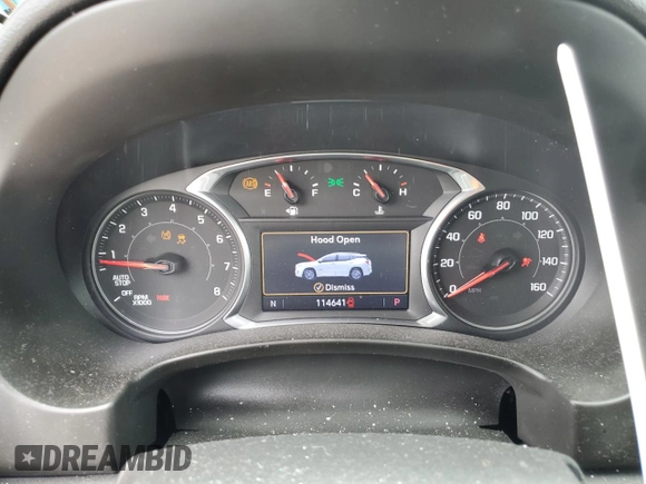 2020 GMC Terrain SLE z VIN 3GKALMEVXLL152547, wystawiony jako Copart lot #58710165 z przebiegiem 114 641 mil mil oraz Szkoda całkowita • Salvage title. Historia ofert i sprzedaży dostępna na DreamBid. Obrazek 9.