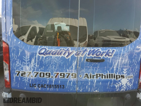 2020 Ford Transit with VIN 1FTRS4X80LKB20152, listed as a Copart auction lot 75804474 with Not Provided miles and Salvage Title. Bid and sale history available at DreamBid. Image 6.