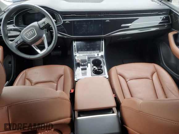 2023 Audi Q7 Premium Plus with VIN WA1LCBF72PD029226, listed as a Copart auction lot 49309715 with Not provided miles and Salvage title. Bid and sale history available at DreamBid. Image 8.