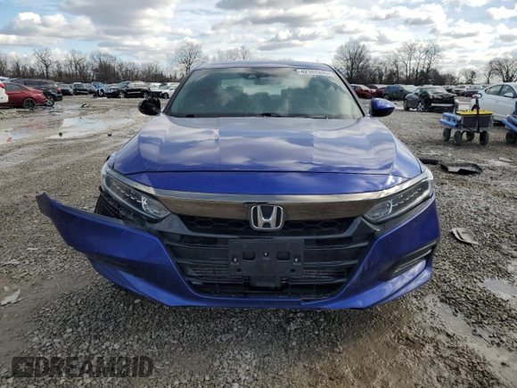 2019 Honda Accord Sedan Sport 1.5T with VIN 1HGCV1F31KA144144, listed as a Copart auction lot 42144335 with Not Provided miles and Salvage Title. Bid and sale history available at carsss.com. Image 5.