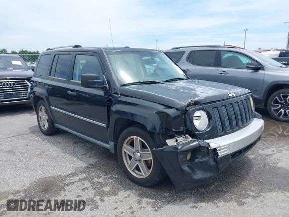 2008 Jeep Patriot Limited with VIN 1J8FT48W78D575954, listed as a IAAI auction lot 42357274 with 102,687 mi miles and . Bid and sale history available at DreamBid. Image 1.