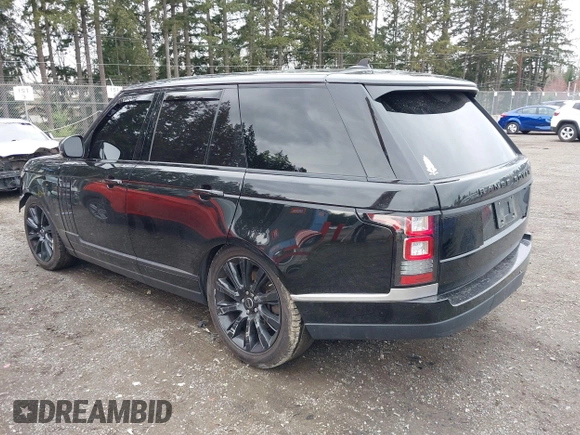 2016 Land Rover Range Rover with VIN SALGR2KF2GA303053, listed as a IAAI auction lot 41745752 with 111,045 mi miles and . Bid and sale history available at DreamBid. Image 3.