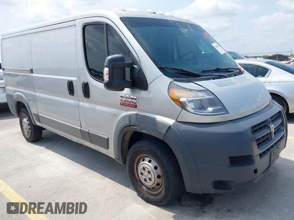 2016 Ram ProMaster Cargo with VIN 3C6TRVAG7GE115831, listed as a IAAI auction lot 42095048 with 216,620 mi miles and . Bid and sale history available at DreamBid. Image 1.