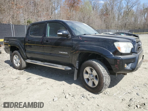 2014 Toyota Tacoma PreRunner with VIN 5TFJU4GN7EX051530, listed as a Copart auction lot 51135655 with 117,157 mi miles and Salvage Title. Bid and sale history available at DreamBid. Image 4.