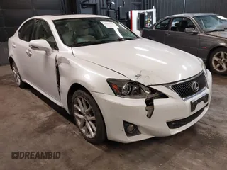 2013 Lexus IS 250 with VIN JTHCF5C20D5063614, listed as a IAAI auction lot 41595520 with 141,698 mi miles and . Bid and sale history available at DreamBid. Image 1.