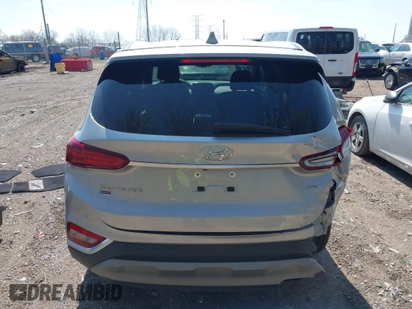 2020 Hyundai Santa Fe SEL with VIN 5NMS3CADXLH224352, listed as a IAAI auction lot 41912453 with 106,684 mi miles and . Bid and sale history available at DreamBid. Image 16.