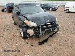 2010 Kia Soul + with VIN KNDJT2A27A7191027, listed as a Copart auction lot 50531714 with 129,680 mi miles and Salvage Title. Bid and sale history available at DreamBid. Image 10.