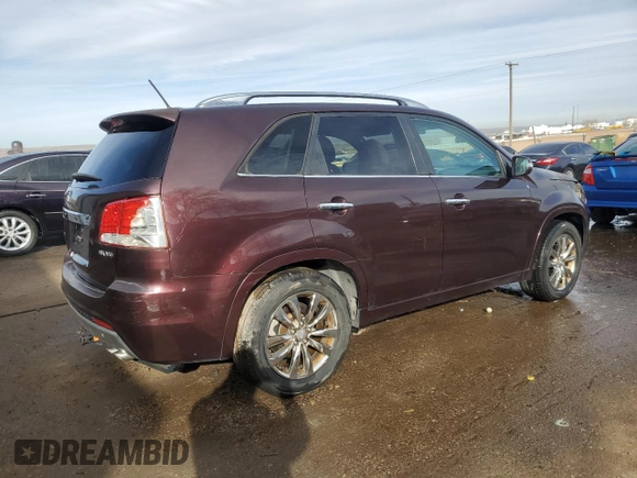 2011 Kia Sorento SX with VIN 5XYKW4A26BG136547, listed as a Copart auction lot 45661745 with 0 mi miles and Salvage Title. Bid and sale history available at carsss.com. Image 3.