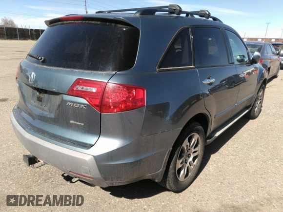 2007 Acura MDX with VIN 2HNYD28207H531210, listed as a IAAI auction lot 41785747 with 165,645 mi miles. Bid and sale history available at carsss.com. Image 4.