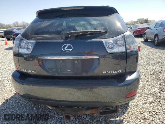 2008 Lexus RX with VIN 2T2HK31U58C054603, listed as a Copart auction lot 53490215 with 218,567 mi miles and Salvage Title. Bid and sale history available at carsss.com. Image 6.