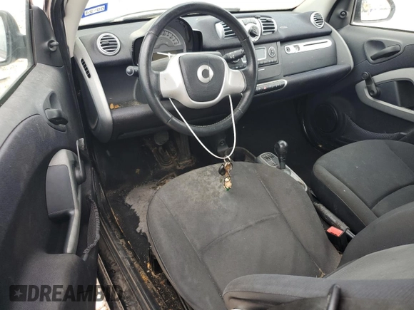 2013 Smart fortwo Pure with VIN WMEEJ3BA1DK633239, listed as a Copart auction lot 54829205 with 147,647 mi miles and Salvage Title. Bid and sale history available at carsss.com. Image 8.