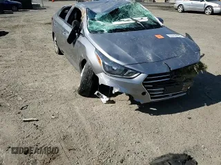 2022 Hyundai Accent SE with VIN 3KPC24A60NE183156, listed as a Copart auction lot 53238185 with 21,423 mi miles and Salvage title. Bid and sale history available at DreamBid. Image 11.
