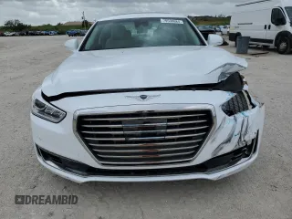 2017 Genesis G90 Premium z VIN KMHG34JA0HU034816, wystawiony jako Copart lot #79538684 z przebiegiem 28 647 mil mil oraz Nie do naprawy • Non repairable. Historia ofert i sprzedaży dostępna na DreamBid. Obrazek 5.