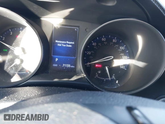 2018 Toyota C-HR XLE with VIN NMTKHMBX3JR009940, listed as a IAAI auction lot 41840885 with 71,155 mi miles. Bid and sale history available at carsss.com. Image 7.