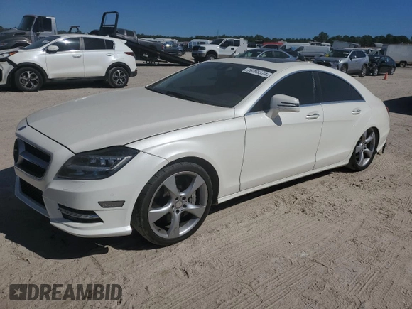 2013 Mercedes-Benz CLS-Class CLS 550 with VIN WDDLJ7DB0DA072370, listed as a Copart auction lot 76265374 with 82,085 mi miles and Clean Title. Bid and sale history available at carsss.com. Image 1.