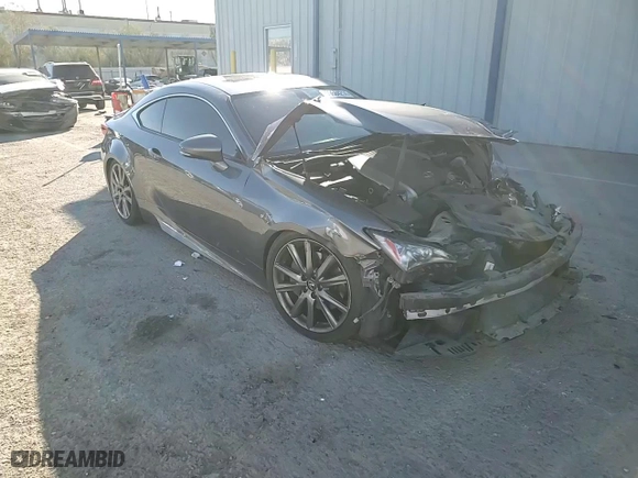2015 Lexus RC 350 with VIN JTHHE5BC4F5002787, listed as a Copart auction lot 79684214 with 101,773 mi miles and Salvage Title. Bid and sale history available at carsss.com. Image 14.