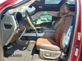 2019 Ford F-250 XL with VIN 1FT7W2BT5KEF75118, listed as a Copart auction lot 54693825 with 121,705 mi miles and Salvage title. Bid and sale history available at DreamBid. Image 7.