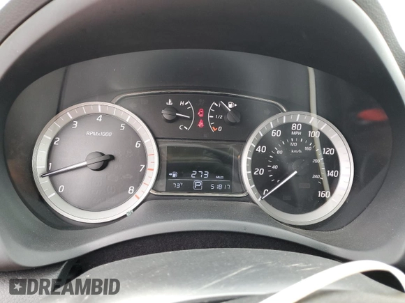 2013 Nissan Sentra SV with VIN 3N1AB7AP1DL754426, listed as a Copart auction lot 52107795 with 51,817 mi miles and Salvage Title. Bid and sale history available at DreamBid. Image 9.