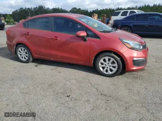 2016 Kia Rio EX with VIN KNADN4A35G6665273, listed as a Copart auction lot 50801545 with 0 mi miles and Salvage Title. Bid and sale history available at carsss.com. Image 4.