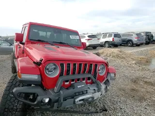 2021 Jeep Gladiator Overland with VIN 1C6HJTFG4ML520672, listed as a Copart auction lot 84208074 with 57,038 mi miles and Salvage Title. Bid and sale history available at carsss.com. Image 11.