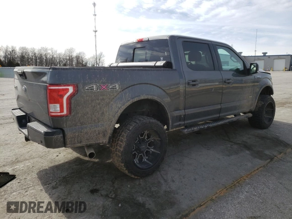 2017 Ford F-150 XL with VIN 1FTEW1EG8HFC84714, listed as a Copart auction lot 44227695 with 147,441 mi miles and Salvage Title. Bid and sale history available at carsss.com. Image 3.