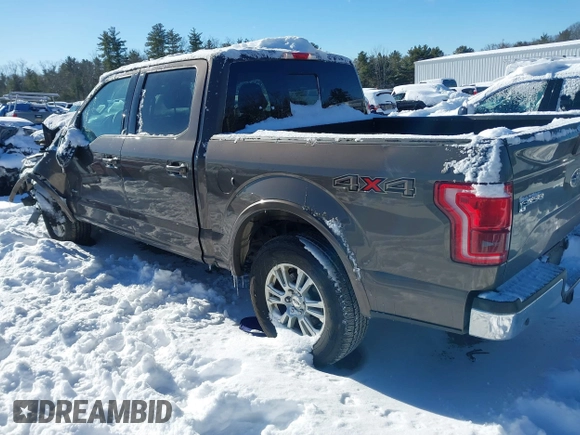 2015 Ford F-150 XLT with VIN 1FTEW1EP7FFD00088, listed as a IAAI auction lot 41364170 with 100,524 mi miles. Bid and sale history available at carsss.com. Image 3.