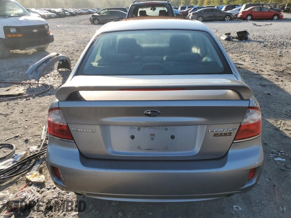 2008 Subaru Legacy with VIN 4S3BL616186223503, listed as a Copart auction lot 74547614 with 184,223 mi miles and Salvage title. Bid and sale history available at DreamBid. Image 6.