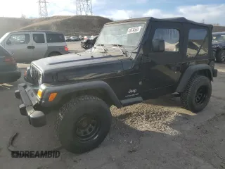 2004 Jeep Wrangler SE z VIN 1J4FA29144P731083, wystawiony jako Copart lot #48614565 z przebiegiem 115 771 mil mil oraz Czysty tytuł • Clean title. Historia ofert i sprzedaży dostępna na DreamBid. Obrazek 1.