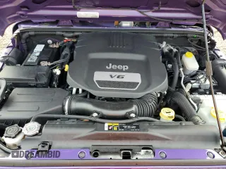 2018 Jeep Wrangler Unlimited Sport with VIN 1C4BJWDG9JL910410, listed as a Copart auction lot 60778405 with 57,450 mi miles and Salvage title. Bid and sale history available at DreamBid. Image 12.