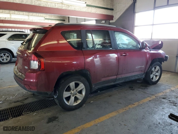 2016 Jeep Compass High Altitude Edition with VIN 1C4NJDEB1GD662547, listed as a Copart auction lot 45414865 with 83,551 mi miles and Salvage Title. Bid and sale history available at carsss.com. Image 3.