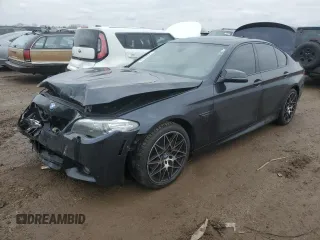 2015 BMW 5 Series 535i xDrive with VIN WBA5B3C58FD547363, listed as a Copart auction lot 47664025 with 122,546 mi miles and Salvage Title. Bid and sale history available at carsss.com. Image 1.