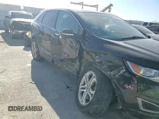 2017 Ford Edge Titanium with VIN 2FMPK4K93HBC03806, listed as a Copart auction lot 50643634 with 136,573 mi miles and Salvage Title. Bid and sale history available at carsss.com. Image 12.