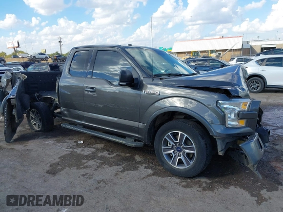 2017 Ford F-150 XL with VIN 1FTEX1CF3HKC23351, listed as a IAAI auction lot 40623873 with 135,670 mi miles. Bid and sale history available at carsss.com. Image 1.