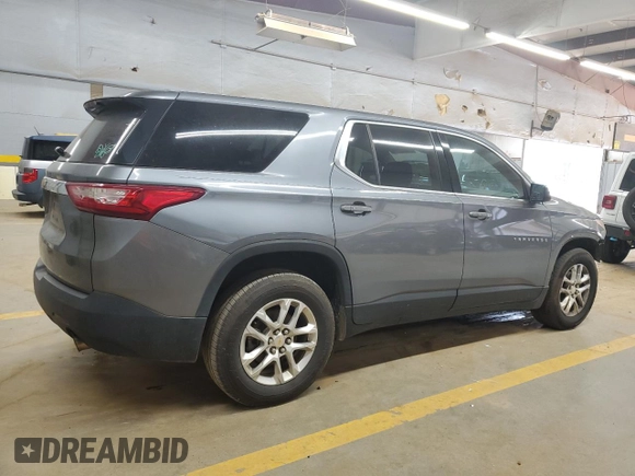 2018 Chevrolet Traverse LS with VIN 1GNEVFKW6JJ175707, listed as a Copart auction lot 74000784 with 142,029 mi miles and Salvage Title. Bid and sale history available at carsss.com. Image 3.