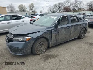 2023 Honda Civic LX z VIN 2HGFE2F26PH569880, wystawiony jako Copart lot #48296794 z przebiegiem Nie podano mil oraz Szkoda całkowita • Salvage title. Historia ofert i sprzedaży dostępna na DreamBid. Obrazek 1.