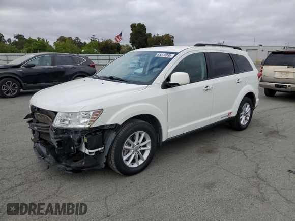 2015 Dodge Journey SXT with VIN 3C4PDCBGXFT743372, listed as a Copart auction lot 65270895 with 119,593 mi miles and Salvage title. Bid and sale history available at DreamBid. Image 1.