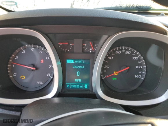 2013 Chevrolet Equinox LS with VIN 2GNALBEKXD6263585, listed as a Copart auction lot 48734735 with 197,928 mi miles and Salvage Title. Bid and sale history available at carsss.com. Image 9.